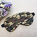 Sleeping Sheep Cute Sleep Mask (Camouflage Pattern) Comfortable Face Blindfold Cotton Soft and Smooth Eyeshade Eye Mask Sleeping Mask for Men or Women