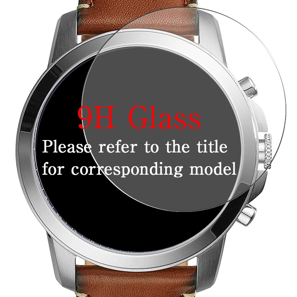 [Paquete de 3] Protector de pantalla de vidrio templado Puccy compatible con CASIO Classic MQ24-1B protectores de película antiarañazos sin burbujas para reloj inteligente