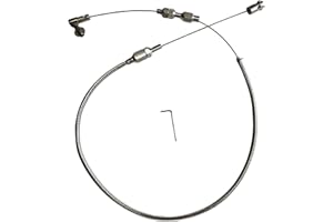 spartshome Universal Throttle Cable Stainless Steel 24 Fit for Mopar Ford GM Chevy and More 265 327 351W 400M