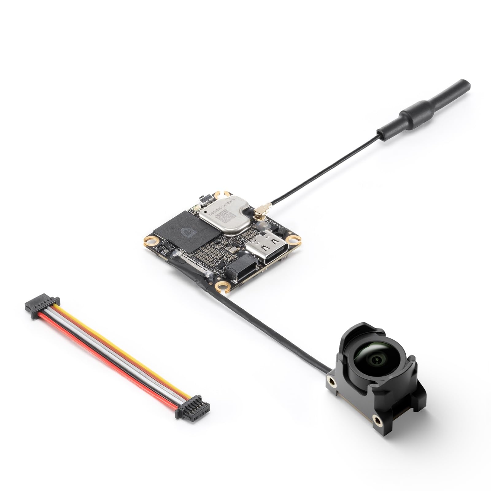 DJI O4 Wide Air Unit per drone FPV, FOV ultra-grandangolare di 159°, sistema di trasmissione digitale, bassa latenza di 20 ms, portata massima di 10 km, registrazione video 4K/60fps