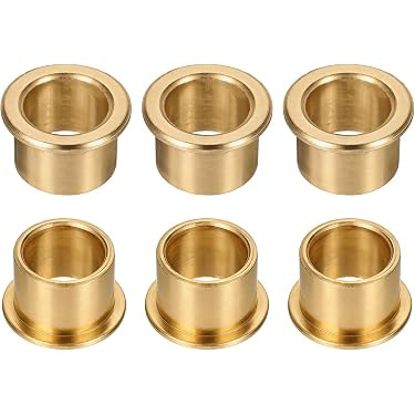 thumbnail interactive-video image 1 of Uxcell Self-Lubricating Brass Sleeve Bearings - 4mm X 8mm X 4mm (10 Pieces) 1 of 3