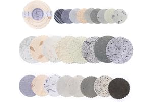 50 Sheets Floral Scrapbook Paper - Multi-Size Vintage Flower Patterns with Embossed Texture, Ideal for Junk Journaling, Card 