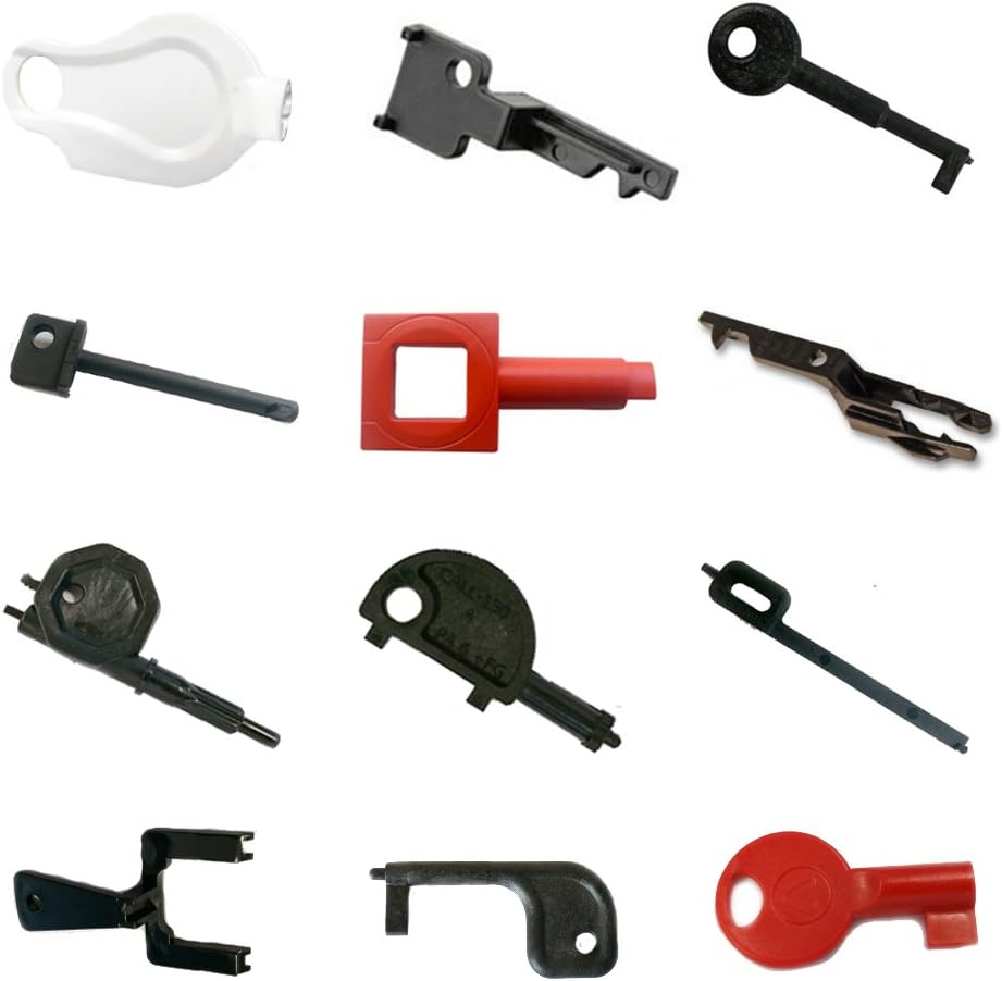 Fire Alarm Engineers Call Point Test Keys (Pack Of 12)