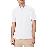 Hanes mens X-temp Performance Polo, Cotton Blend Sport Shirt for Men With Odor Control