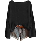 GOKKILRW Womens Boho Oversized Sweater Vintage Ethnic Casual Cute Graphic Pullover Tops Baggy Fall Long Sleeve Floral Blouses