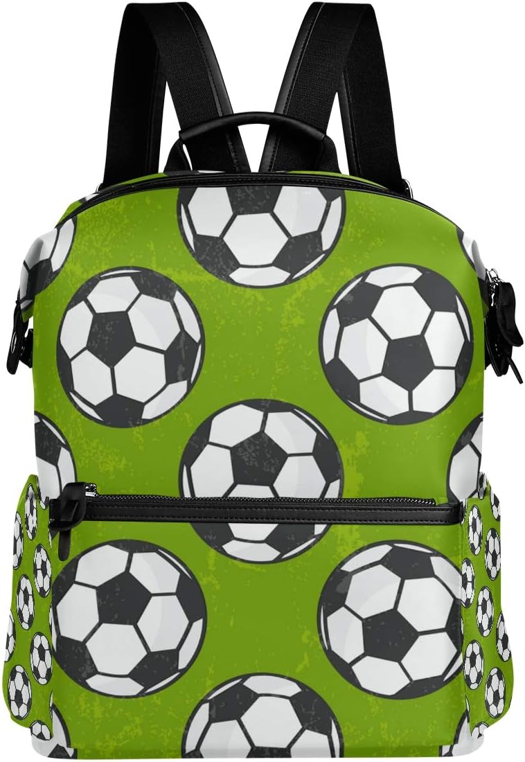 Football Laptop Backpack School Bag Large Fashion Travel Daypack