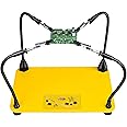 Demao Helping Hands Soldering Station, Third Hand Soldering Tool, Soldering Stand with Magnetic Metal Arms Flexible, Soldering Holder for Electronic Repair Jewelry Crafts Workshop