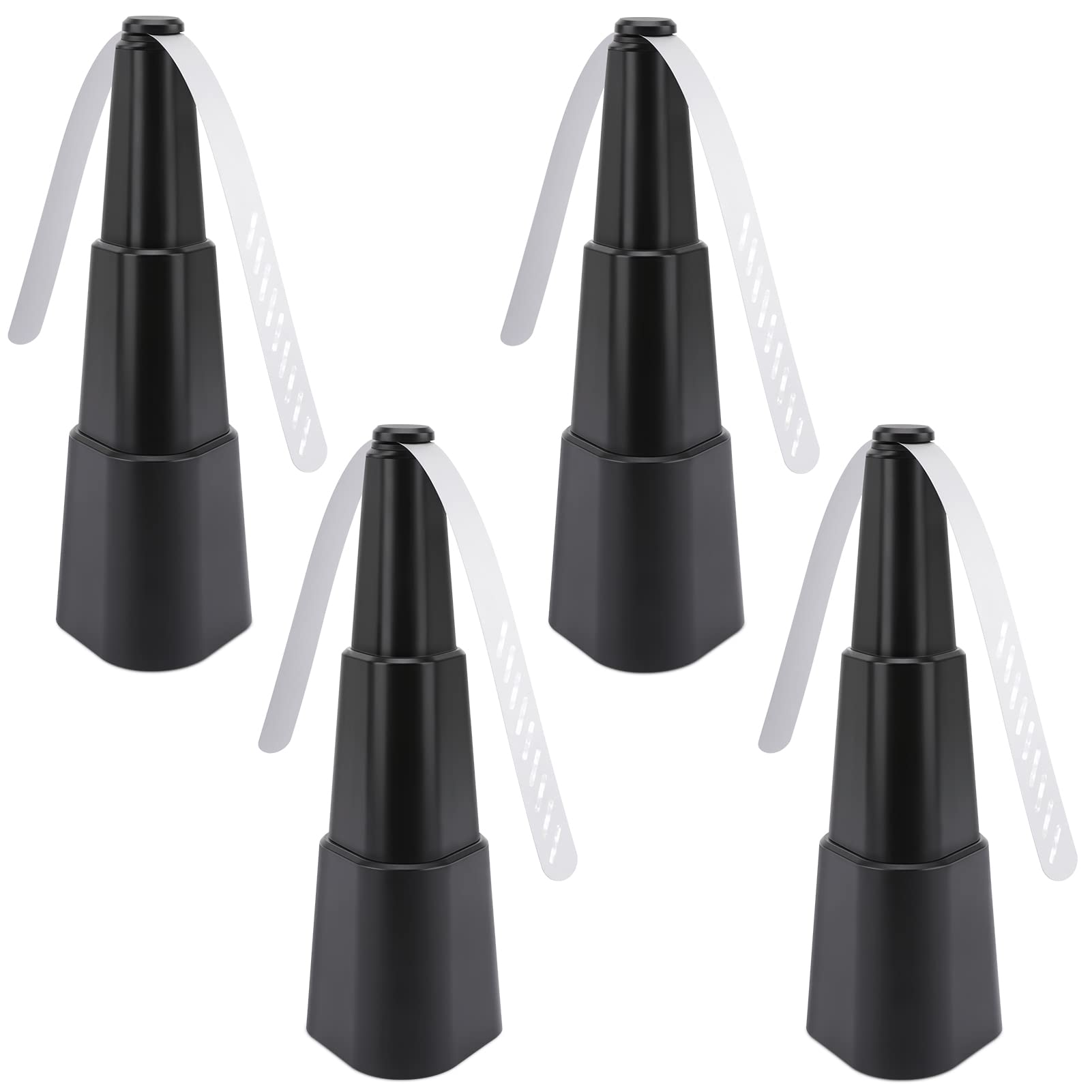 4 Pcs Flies Repellent Fan, zeroto Indoor Outdoor Fly Repellent Bugs Repellent Fan for Tables Mosquito Repellent Fly Fan with 2 Fan Leaf and Hook, Keep Flies and Bugs Away for Restaurant, Party, Home