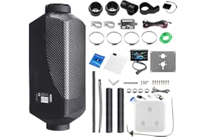 ExGizmo 12V 8KW Diesel Air Heater Muffler Diesel Heater, Diesel Parking Heater Remote Control Remote Control for Car Bus Truc