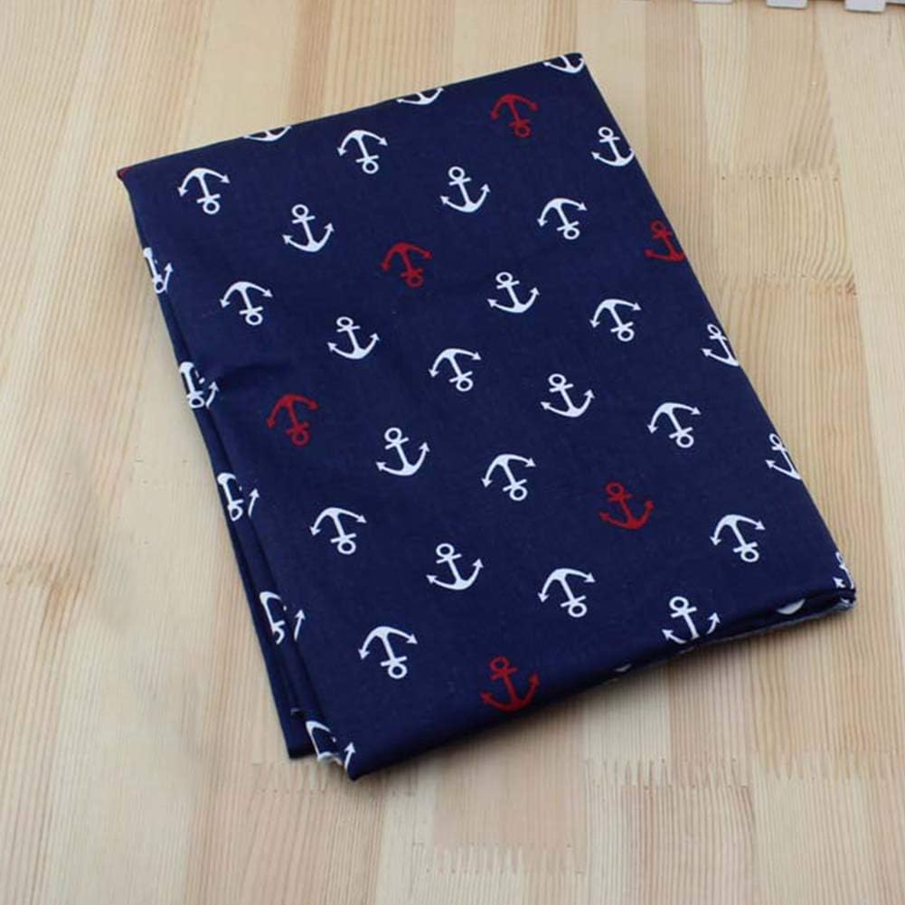 Couture Textiles Coton Style Marin Tissu Couture Patchwork Chiffons A La Mode Tissu Matelasse Peut Etre Utilise Materiaux De Fabrication De Masques Vetements Pour Bebe Tissu Portefeuille 150 X 50 Cm Napravi Rs