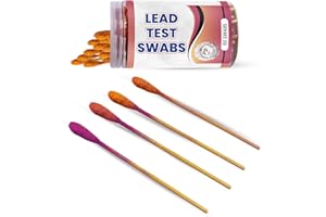 LEAPING LYNX Rapid Lead Check Swab Test Kit [60ct] - Results in Minutes for Lead Testing of House Paint or Painted Surfaces, Just Dip in Water and Swab - Also for Lead Testing on Ceramics and Other Solid Surfaces
