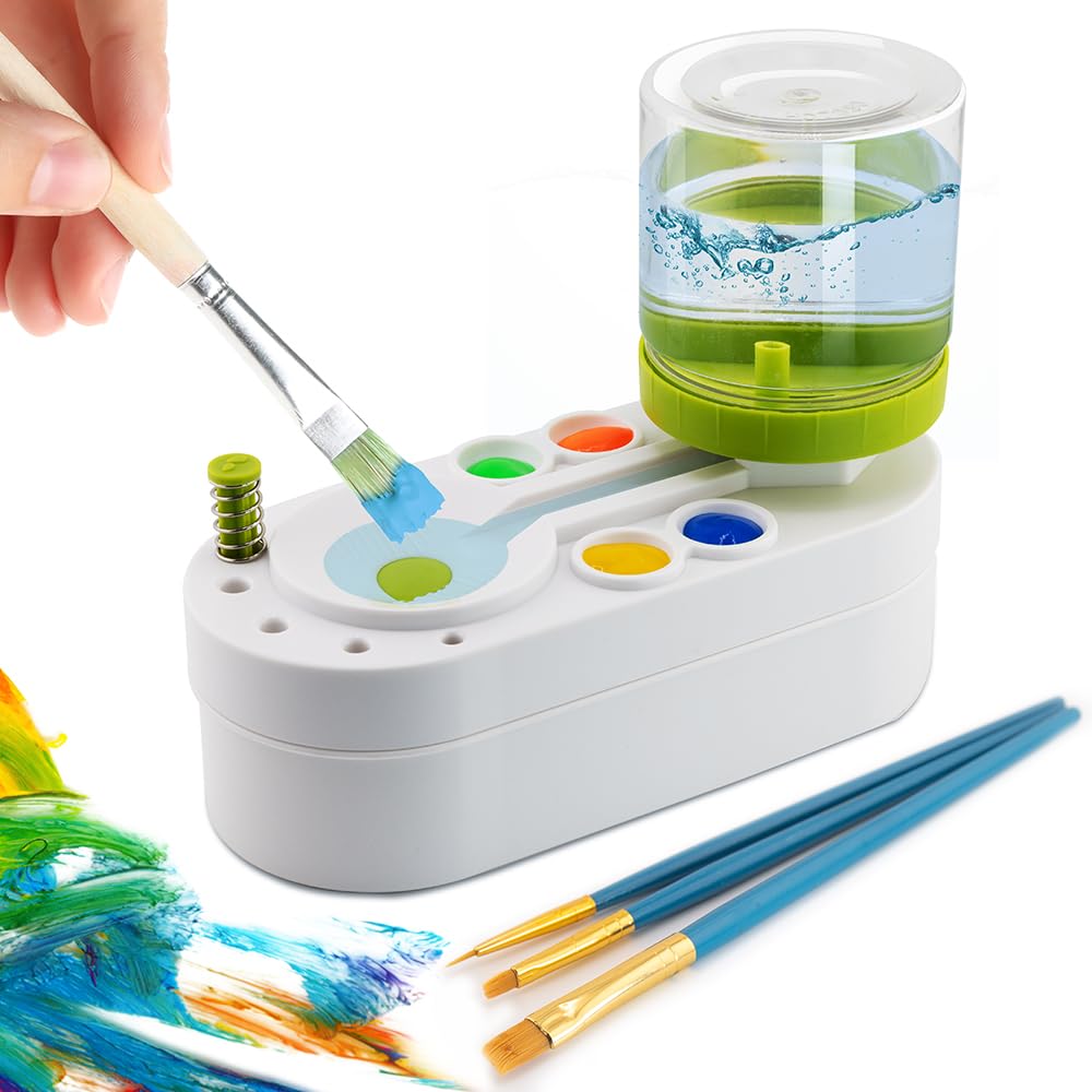 Photo 1 of ***MISSING PARTS***
DYASH®-Premium Paint Brush Cleaner Rinse Cup – Flush My Brush Paintbrush Cleaner & Water Dispenser – Perfect for Painting Station, Brush Cleaner Tool & Paint Brush Washer – Includes 3 Brush Gift Pack.