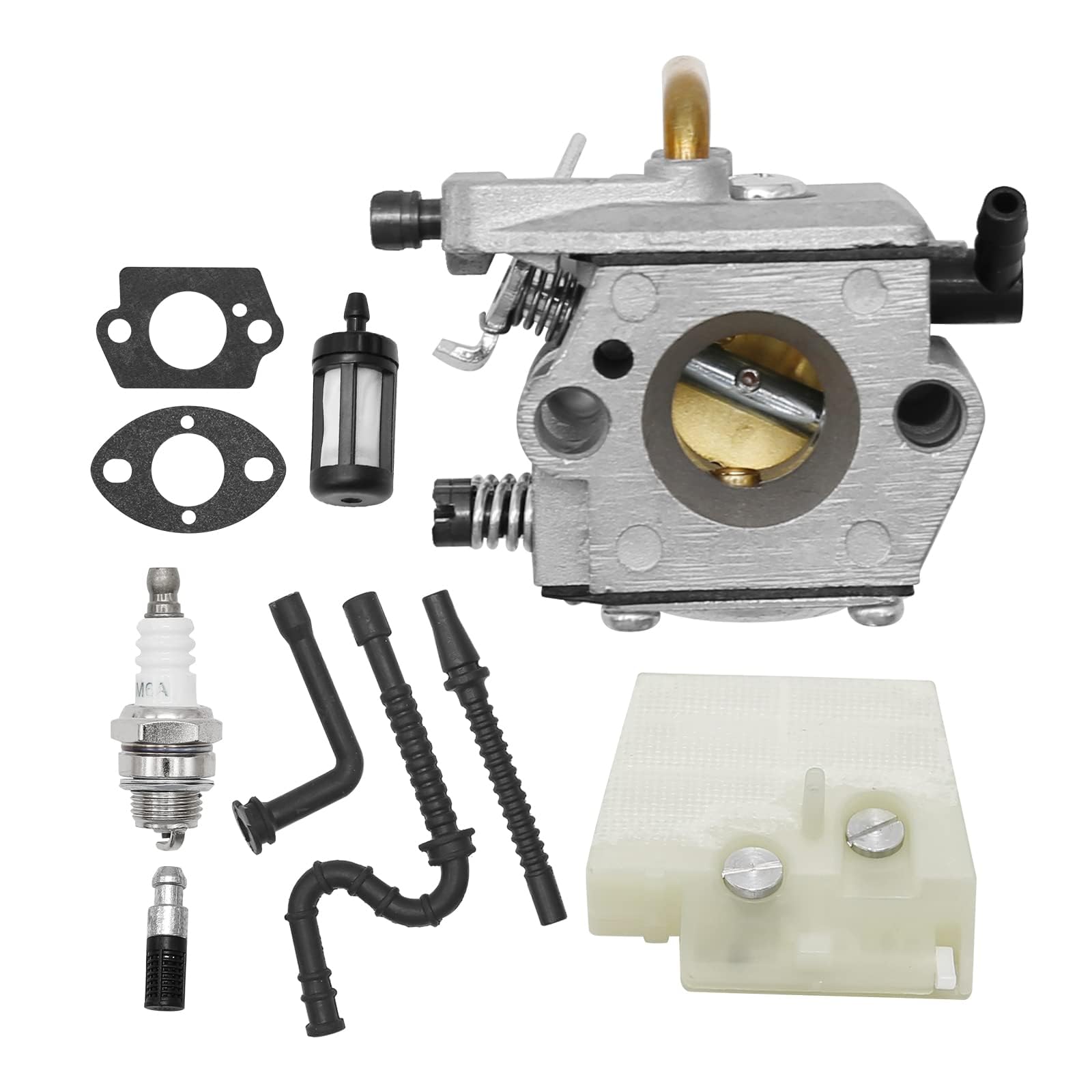 Hoypeyfiy PRO Chainsaw Carburetor with Air Filter Tune Up Carb Kit for Stihl 024 026 024AV 024S MS240 MS260 Walbro WT-194 Tillotson carb