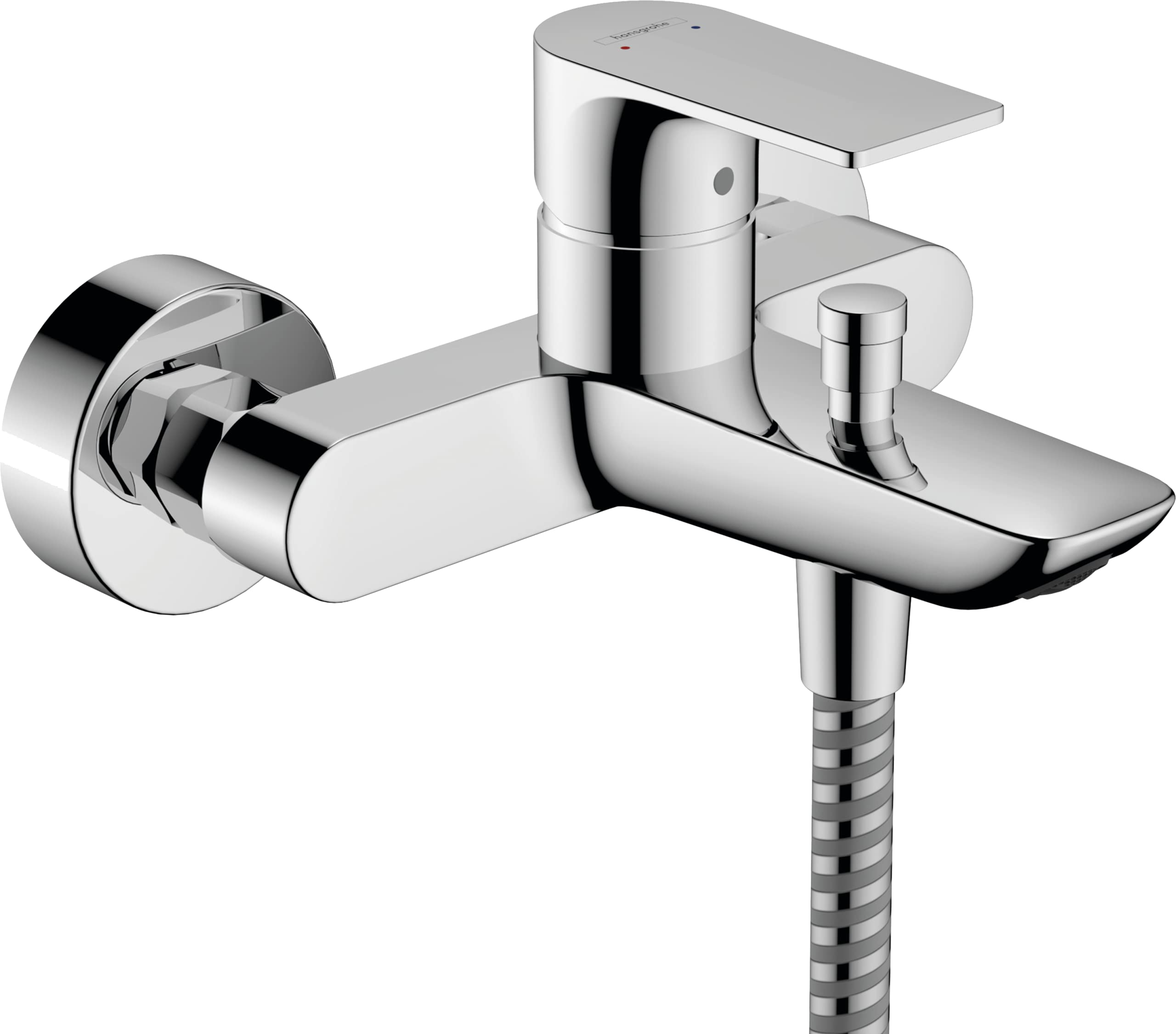 Hansgrohe Rebris E Single Lever Bath Mixer for Exposed Installation, Chrome, 72450000 — image 1
