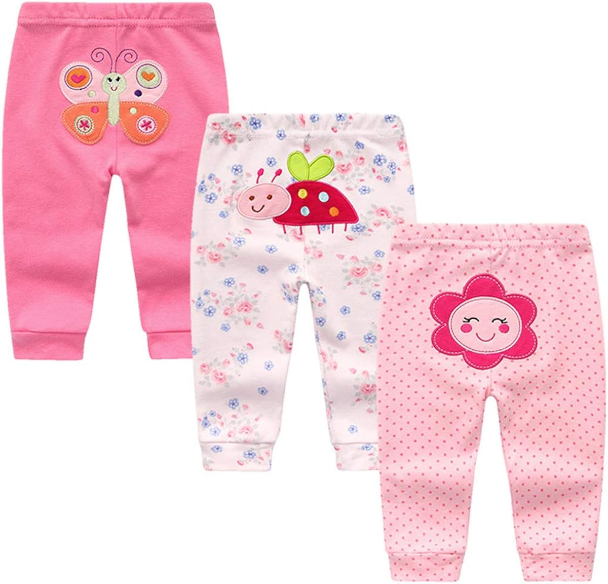 Kiddiezoom Baby Warmer Pants Lovely Boys Girls Solid Pant Trousers Leggings 0-24Month: Clothing