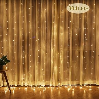 Led Lichterkettenvorhang Lichtervorhang 3m 3m Wasserfest