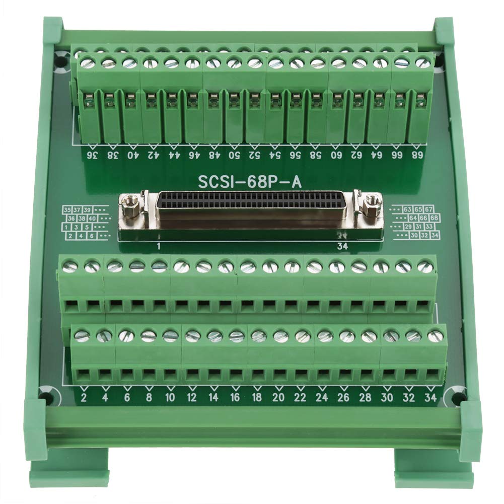 Acogedor SCSI 68 68pin D Type Female Connector Breakout Board Terminal