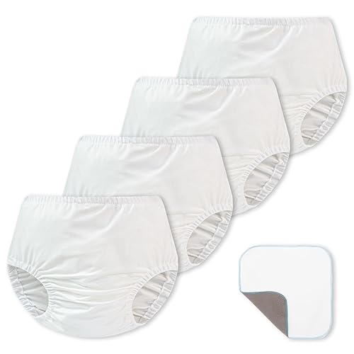 Ez Moms 4 Packs Soft Baby Diaper Covers For Girls Plastic Pants