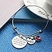 Angel's Draw Home You are Braver Than You Believe Bracelets with 12 Months Color Birthstone Graduation Gift for Women Gift