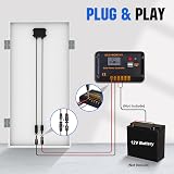 ECO-WORTHY 100W Solar Panel Kit 12V with 30A Charge Controller Off-Grid view 5