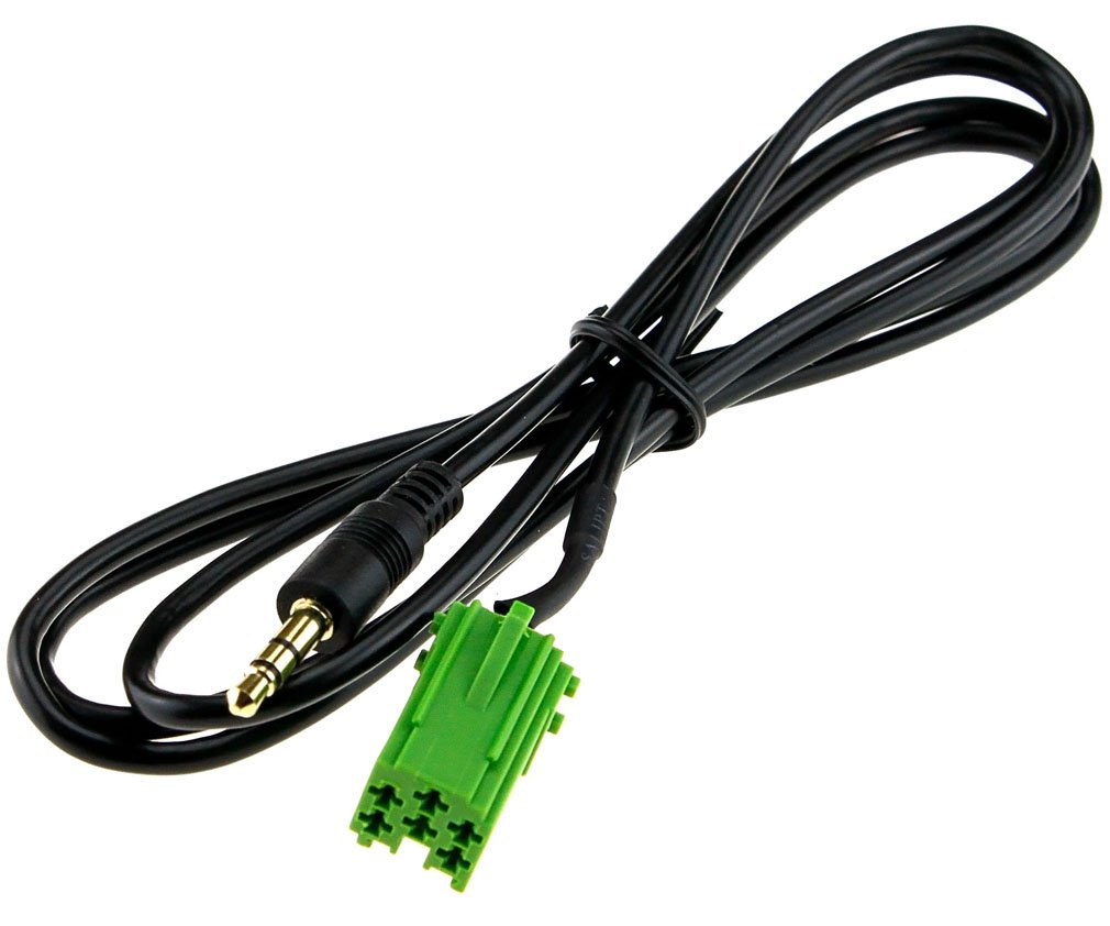 YINETTECH Clio Update List Aux-IN Adaptor iPod/MP3/AUX 3.5mm Jack Clio Megane Laguna Scenic