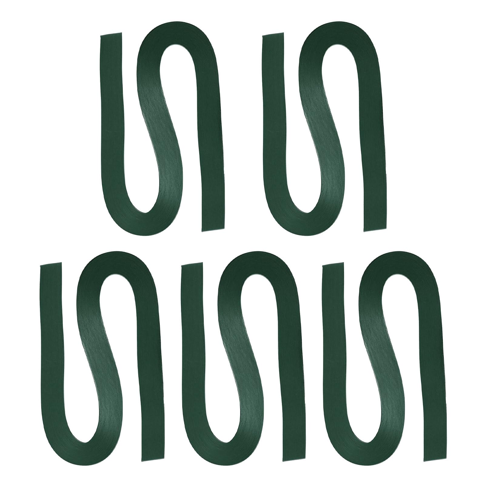 PATIKIL 600pcs Quilling Strips Paper 3mm(1/8") 54cm Origami Paper Quilling Strip for Art DIY Hand Craft Christmas, Blackish Green