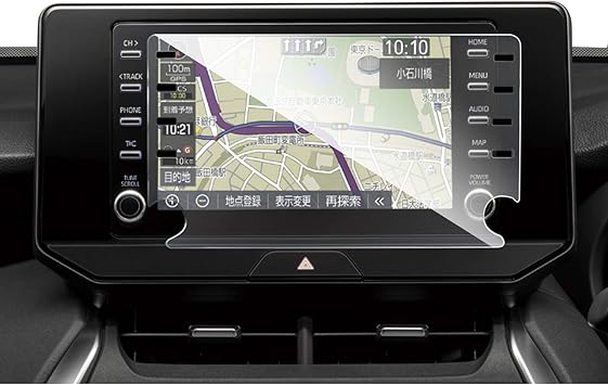 Amazon Ruiya 強化ガラス 新型 トヨタ ハリアー 80系 専用 8インチカーナビ 保護フィルム 高透明 9h キズ防止 貼付簡単 指紋防止 カスタムパーツ 保護フィルム 車 バイク