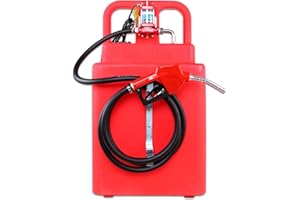 CAQEG 32 Gallon Fuel Caddy, Fuel Transfer Tank, Portable Gasoline Caddy Diesel Caddy with 12GPM Electric Pump for Cars, Motorcycles, Boats, Lawn Mowers, Snowblowers, Auto Fueling Nozzle