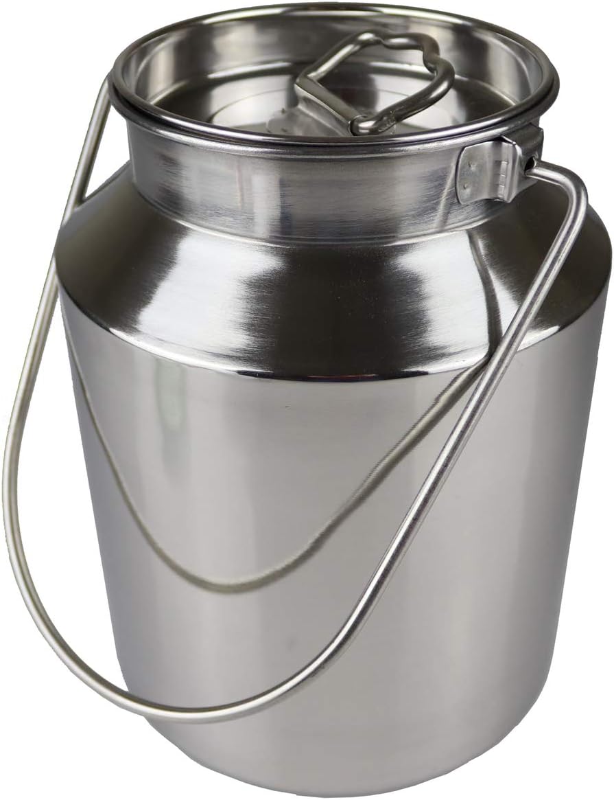 Nordstrom 5 Litre Stainless Steel Milk Churn Storage with Lid