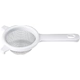 Chef Craft Classic Stainless Steel Mesh Strainer, 3 inch, White