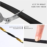 GUKOY Weather Stripping Self Adhesive Foam Tape 6mm x 1.5mm 20m Black view 4