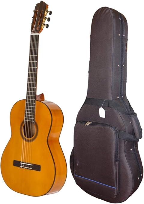 Flamenca Gitarre aus Zypresse, Honig, handgefertigt in Barcelona in