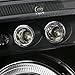 Spec-D Tuning LHP-CHG05JM-TM Dodge Charger Halo Led Projector Head Lights Black