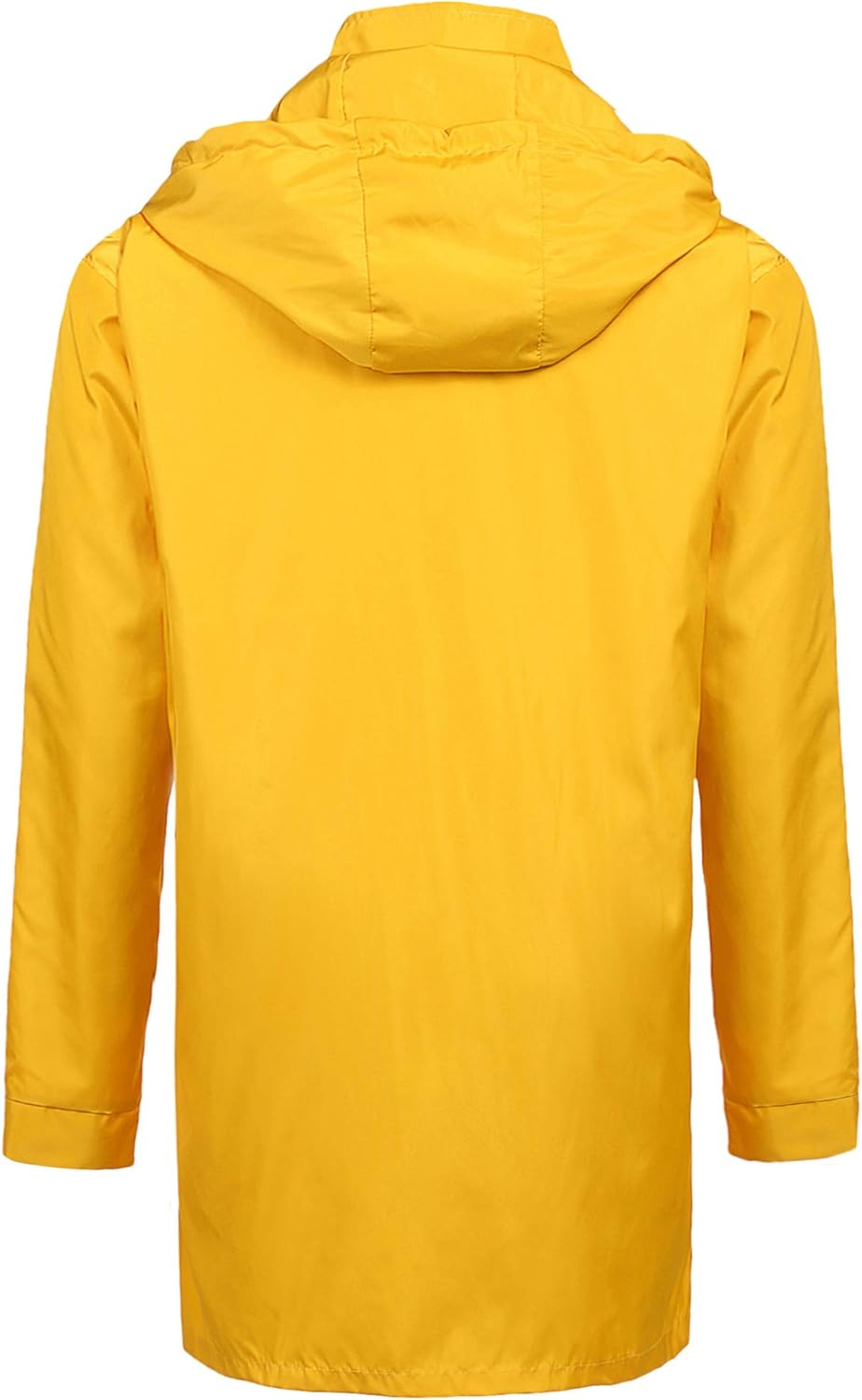 ZEGOLO Men's Raincoats Waterproof Windbreaker Lightweight Active Outdoor Full Zip Hooded Long Rain Jacket at  Men’s Clothing store