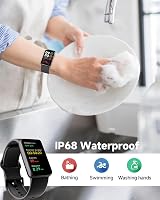 TOOBUR Fitness Watch Heart Rate Sleep Tracker Pedometer 3ATM Waterproof No view 4