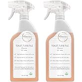 naturally it's clean Bathroom Cleaner | Toilet, Tub, Tile, Shower & Sink | Plant-Based Enzymes | Removes Soap Scum & Hard Water Buildup | Odor Eliminator | Septic Safe | Made in USA - 2 Pack