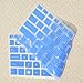 Silicone Keyboard Cover Protect Skin for Asus VivoBook UX21E Q200E X201E S200E X202E UX21A F202E K200MA F200LA X200CA X200MA Taichi 21 TX201L X205 E202SA E200HA (Blue)