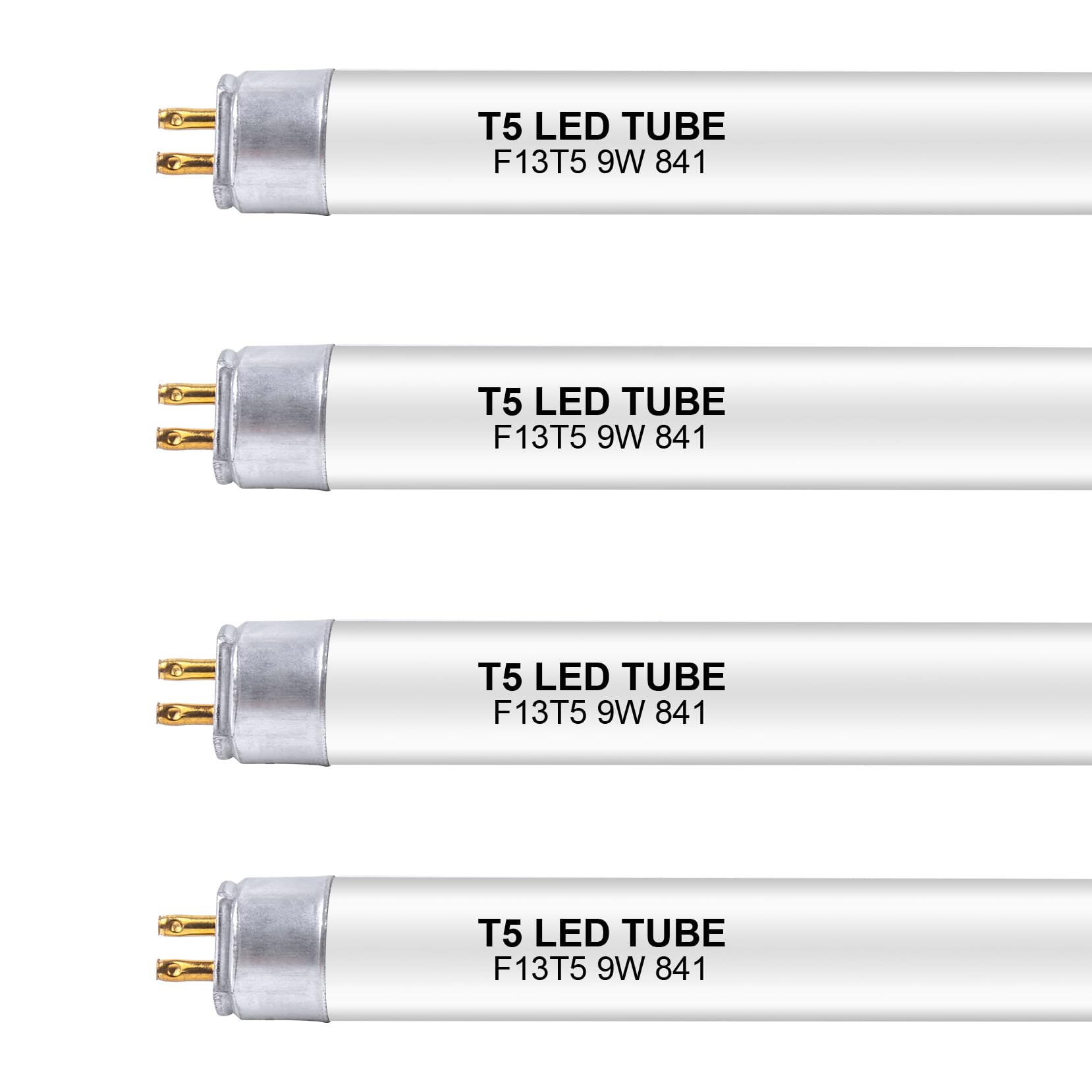 Photo 1 of Wesome Lighting 21 Inch F13T5/CW LED Replacement Bulbs, 4100K Cool White, T5 LED 9 Watts Replace Fluorescent Bulb with LED, Replacement Tube for Counter and Cabinet Fixture, 4 Pack