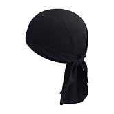 Greenery-GRE Head Tie Quick Drying Cycling Cap Headband Skull Beanie Bandana Do Rags Moisture Wicking Pirate Hat Helmet Liner