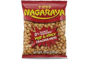 Nagaraya Hot & Spicy Cracker Nuts Pack of 5 (160g Per Pack)