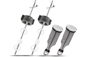 4pcs Sink Drain Parts, Including Lavatory Pop-Up Stopper & Pivot Rod Replacement Bathroom Sink Plug Assembly Repair Kit Compa