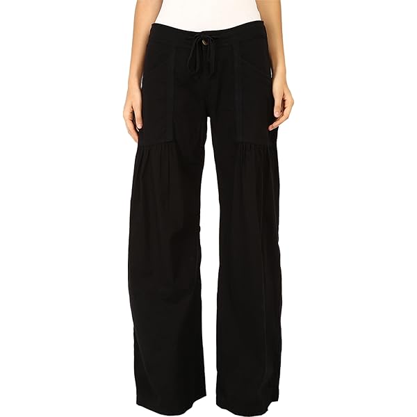 Amazon.com: XCVI Willowy Wide Leg Stretch Poplin Pant Mink XL
