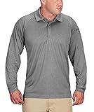 Propper Men's Snag Free Long Sleeve Polo, Heather