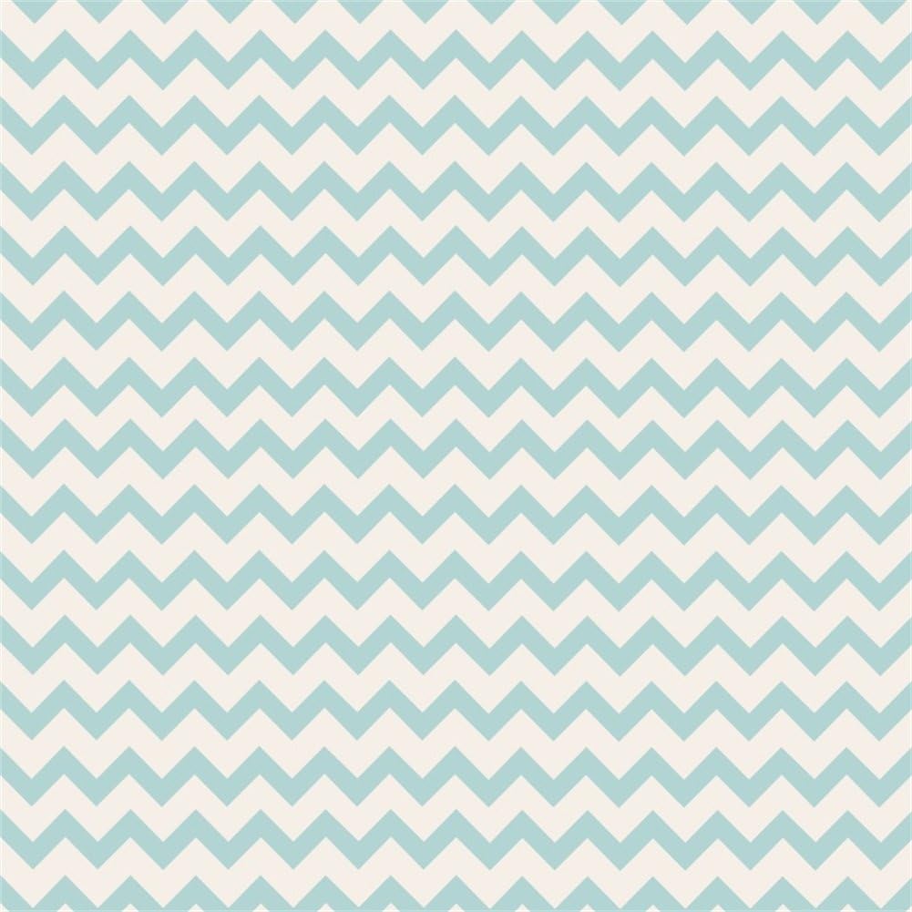 Amazon Com Laeacco Light Blue Chevron Stripes Photo Backdrop 6 5