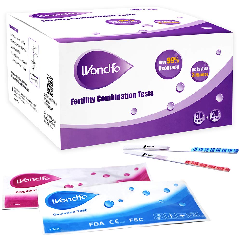 Mua Wondfo 50 Ovulation Test Strips and 20 Pregnancy Test Strips Kit