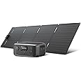 EF ECOFLOW Solar Generator River 3 with 60W Solar Panel, 245Wh Portable Power Station LFP Battery, 300W Up to 600W AC Output, <20 MS UPS, 1Hr Fast Charging Power Station for Outdoor/RVs