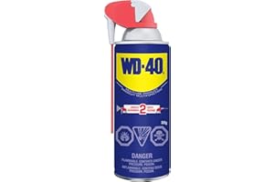 WD-40 Original Multi-Use Product, 325g Smart Straw, Drives Out Moisture, inhibits Rust, lubricates, removes Grease and Sticki