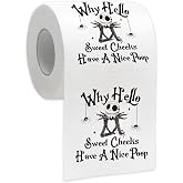 Nightmare Before Halloween Bathroom Toilet Paper, Funny Jack Toilet Papers, Nightmare Christmas Bathroom Decorations Party Supplies, Halloween Gag Gift for Friends Coworkers