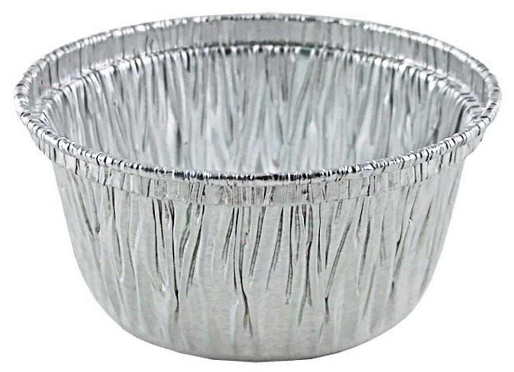 Handi-Foil 4 oz. Aluminum Foil Utility/Muffin/Cupcake Ramekin Cup - Heavy Duty (Pack of 50)