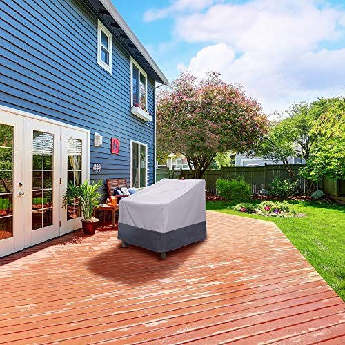 AsterOutdoor Waterproof Patio Chair Cover, Heavy Duty 600D Oxford Fabric, UV Protection Patio